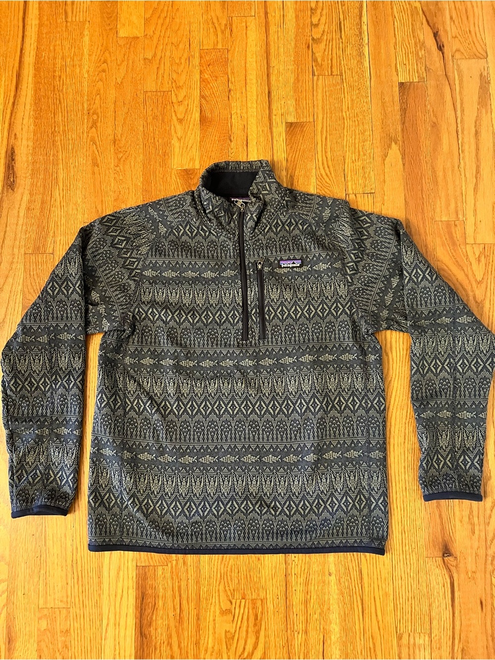 Patagonia Lightweight Synchilla Snap-T Pullover Fleck Blue
